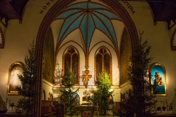 Σόποτ Πολωνία Δεκεμβρίου 2017 Άποψη Του Βωμού Της Εκκλησίας Της — Φωτογραφία Αρχείου