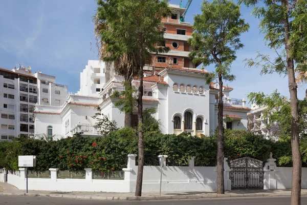 Tánger Marruecos Mayo 2017 Vista Uno Los Edificios Residenciales Las — Foto de Stock