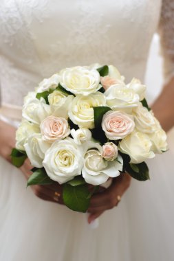 Düğün gelin buketi.