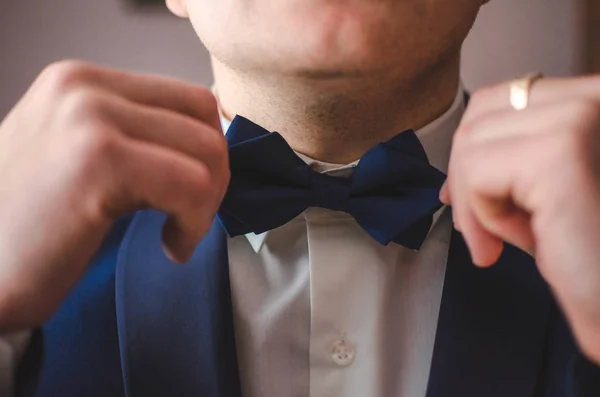 blue bow-tie / blue bow-tie fiance