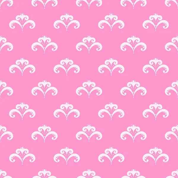 Inconsútil boda patrón rosa fondo vector ilustración — Vector de stock
