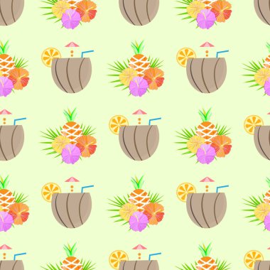 Kusursuz desenli hindistan cevizi