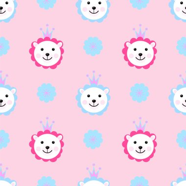 Aslan sorunsuz vektör desen