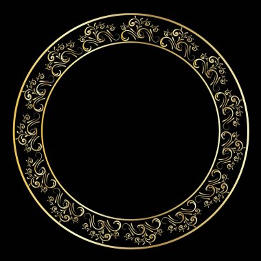 Altın Çerçeve vektörel