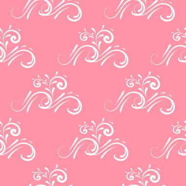 CURL Dikişsiz desen vektör