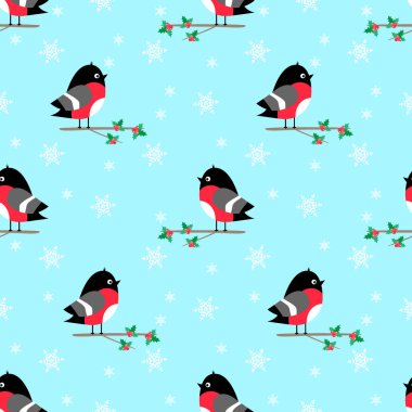 Şakrak kuşu sorunsuz vektör desen