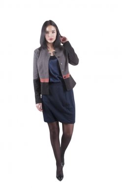 Genç işkadını ciddi esmer izole