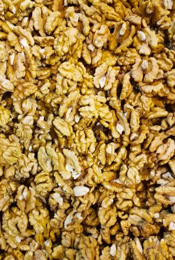 Ceviz arka plan gıda temizlenir