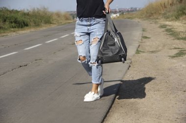 ayak yol yaz çanta