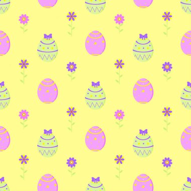 Paskalya yortusu yumurta Paskalya seamless modeli