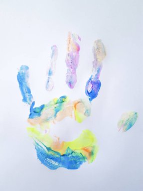 el baskı boya çok renkli