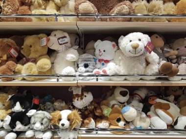 Ocak, 25 2018 Ukrayna Kiev oyuncak depolamak oyuncak ayı