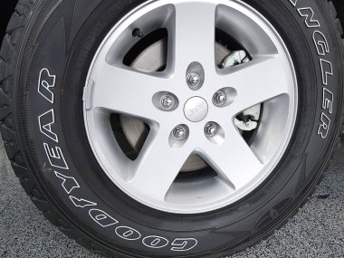 Ukrayna, Kiev 21 Ocak 2018, auto salon Jeep