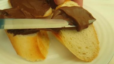 el çikolata ekmek smear