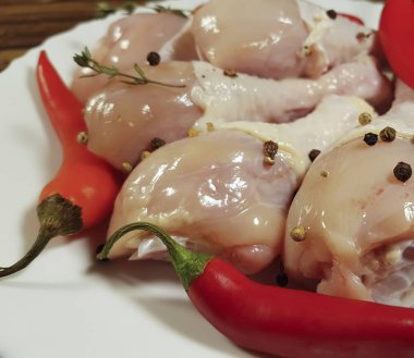 ham ham ahşap, kırmızı biber