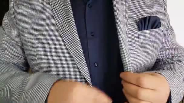 Hombre Traje Negocio Dinero — Vídeo de stock