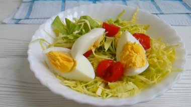 Salata yumurta lahana domates Falls sinema filmi yavaş
