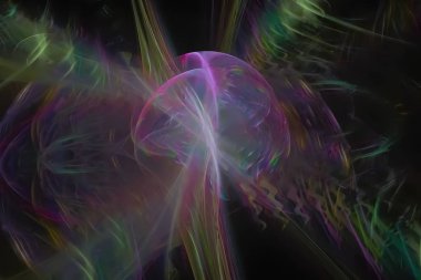 soyut dijital fraktal tasarım arka planı