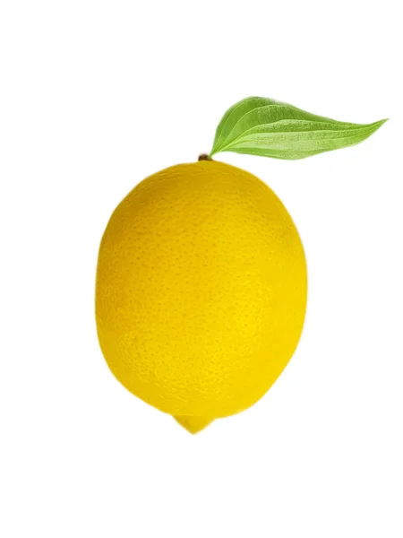 Celý Citron Izolovaných Bílém Pozadí — Stock fotografie
