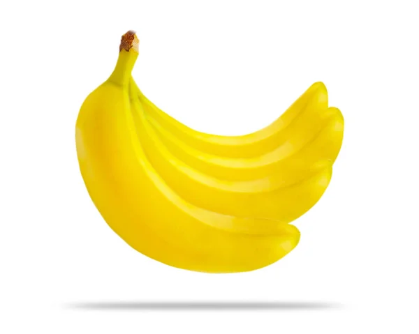 Bananenstrauß Isoliert Auf Weißem Hintergrund — Stockfoto