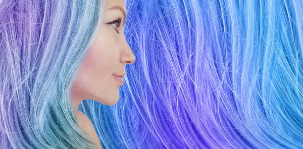 Gyönyörű Haja Szépség Luxus Hosszú Haj Háttér — Stock Fotó