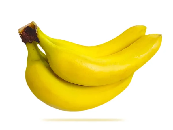 Banan Isolerad Vit Bakgrund — Stockfoto