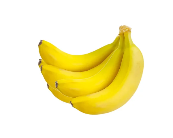 Banan Isolerad Vit Bakgrund — Stockfoto