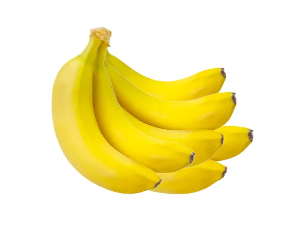 Банан Ізольований Білому Тлі — стокове фото