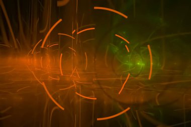 Soyut fraktal fantezi tasarımı arka plan 3 d illüstrasyon