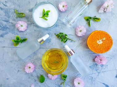 Kozmetik krem, çimentoda çiçek