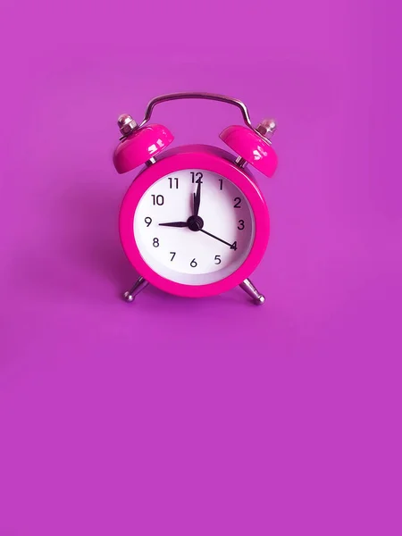Alarm Clock Colored Background — Stock Photo, Image