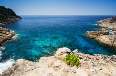 deniz doğa arka plan Tachai Island(Koh Ta Chai) Tayland