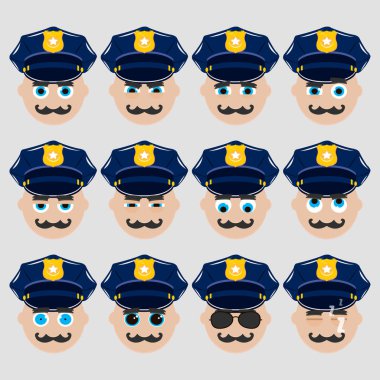 Şirin polis ifadeleri kümesi.