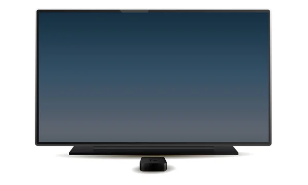 TV con pantalla en blanco — Archivo Imágenes Vectoriales