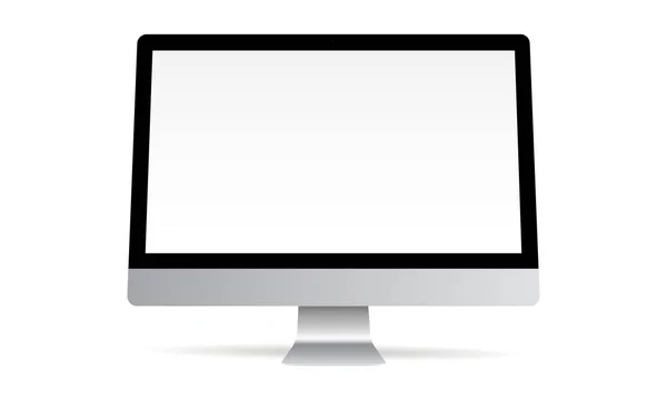 Monitor de computador isolado — Vetor de Stock