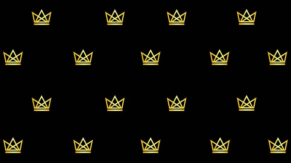 Modèle avec couronnes dorées — Image vectorielle
