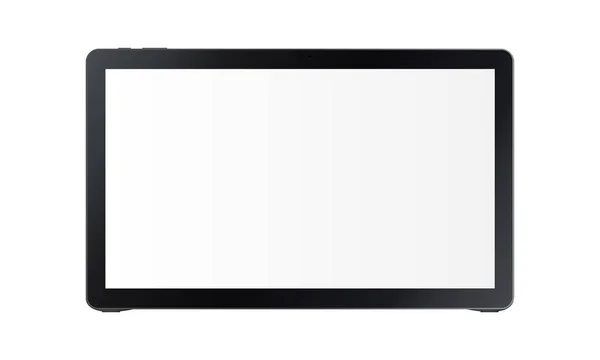 Schwarzes Breitbild-Tablet — Stockvektor