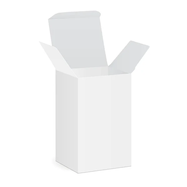 Boîte en carton ouverte — Image vectorielle