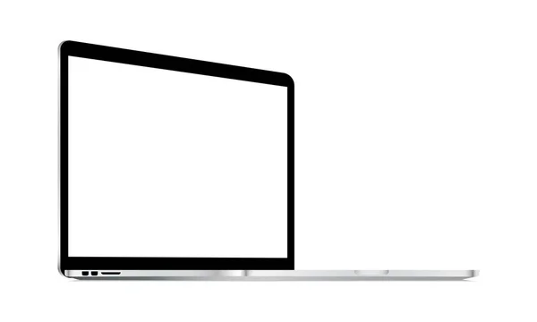 Makieta laptopa na białym tle — Wektor stockowy