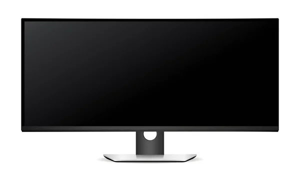 Monitor LCD isolato — Vettoriale Stock