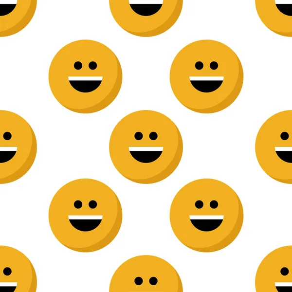 Emoji samless pattern — Stock Vector