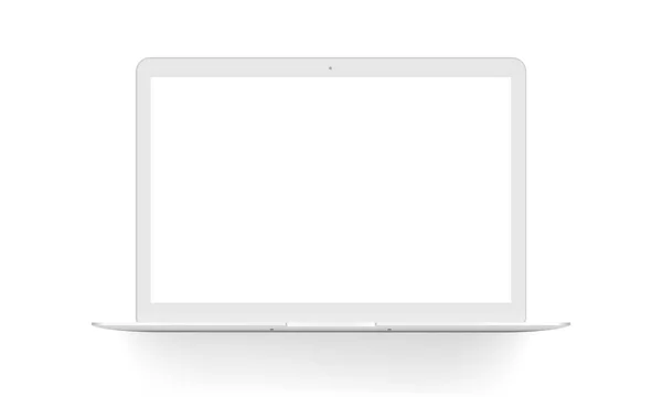 Laptop mock up vista frontal — Fotografia de Stock