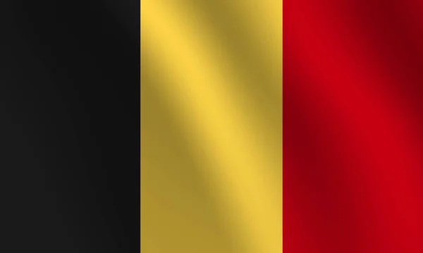 Національний Прапор Бельгії Приклад Вектора — стоковий вектор