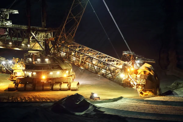 Large Bucket Wheel Excavator Lignite Quarry Germany — Stock Photo, Image