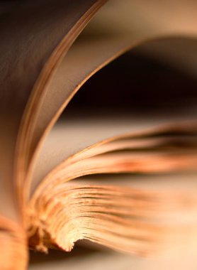 eski bir kitabın sayfaları detay