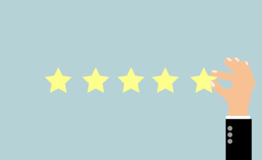 Beş yıldızlı rating, geribildirim kavramı, Vect veren işadamı el