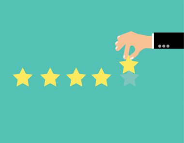 Beş yıldızlı rating, geribildirim kavramı, Vect veren işadamı el