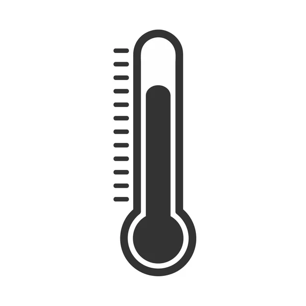 Termómetros en estilo plano y termómetro icono, Termómetro médico — Archivo Imágenes Vectoriales