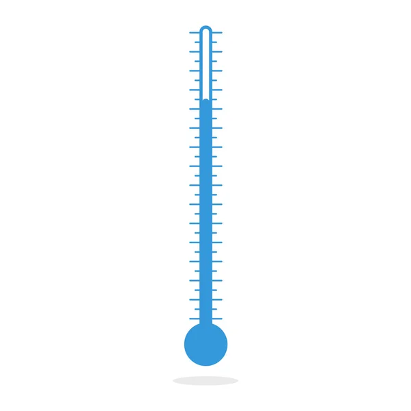 Термометри в плоскому стилі і піктограма термометра, Медичний термометр — стоковий вектор