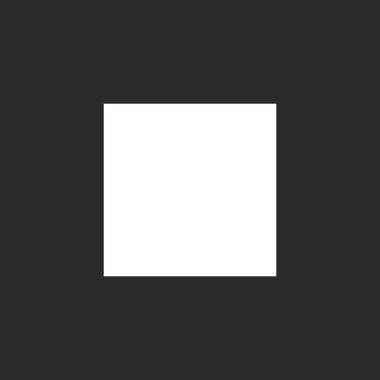 Siyah arka plan üzerine kare simge vektör.